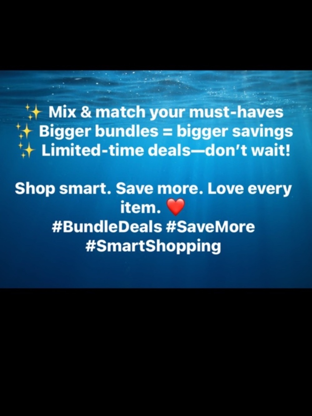 Bundle Deals Promotion 
Shop smart. Save more. Love every item


#BundleDeals